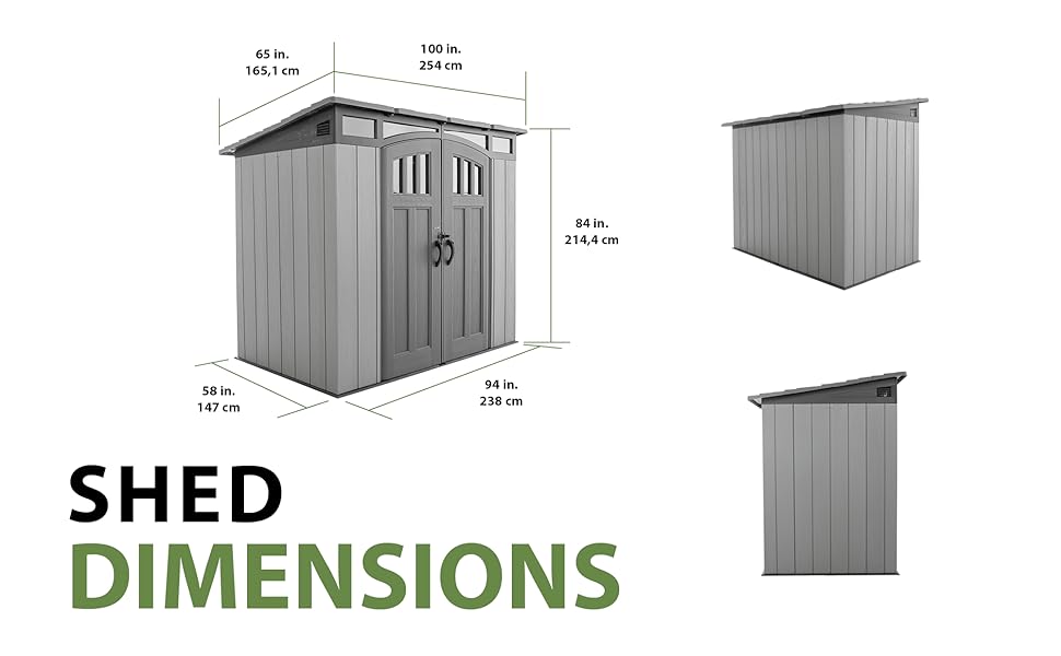 Shed dimensions