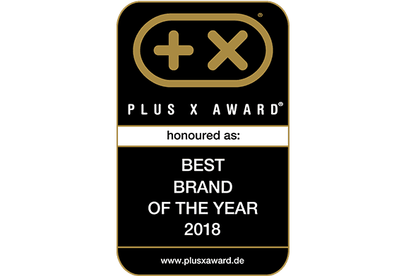 DENQBAR Best brand of the year 2018 Plus X Award - Best brand of the year 2018
