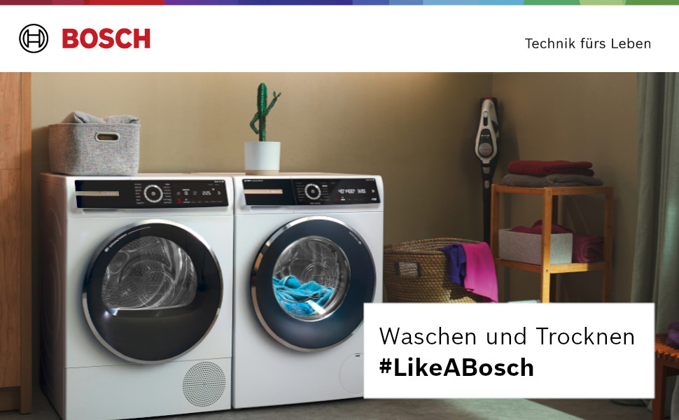 Bosch Laundry Care - Washing and Drying #LikeABosch